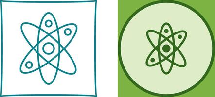 Atom Icon Design vector