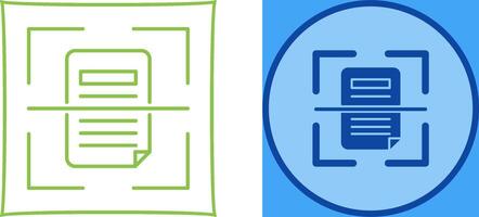 Scan Icon Design vector