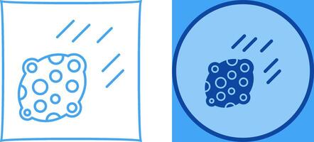 Asteroid Icon Design vector