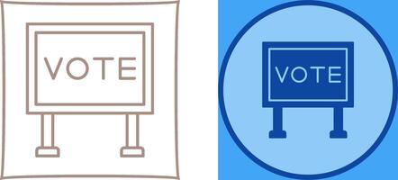 Billboard Icon Design vector