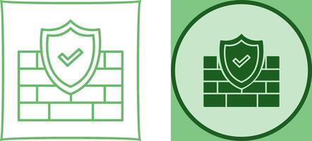 FireWall Icon Design vector