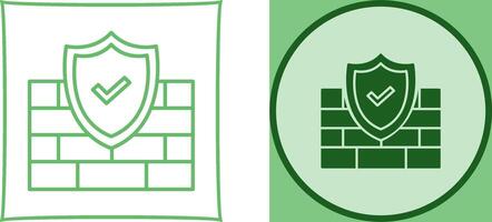 FireWall Icon Design vector