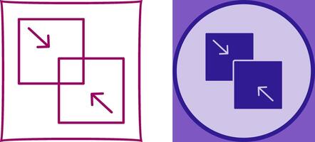Combine Icon Design vector