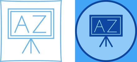 From A To Z Icon Design vector