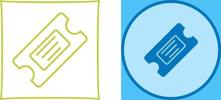 Ticket Icon Design vector