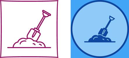 Digging Icon Design vector