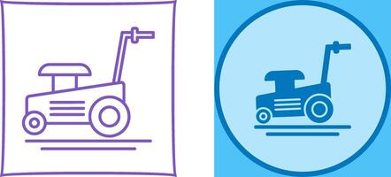 Lawn Mower Icon Design vector