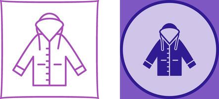 Raincoat Icon Design vector