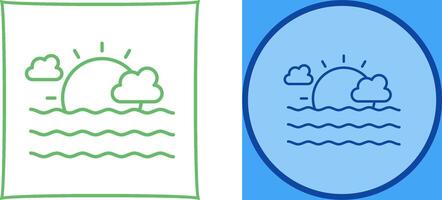 Sea Icon Design vector