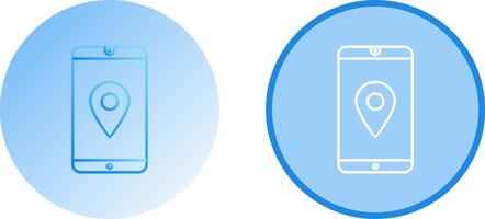 Unique GPS Service Icon Design vector