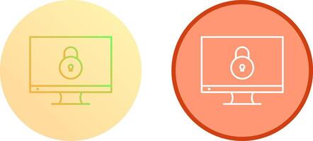 Unique Closed Access Icon Design vector