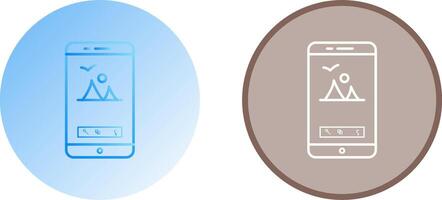 Unique Edit Picture Icon Design vector