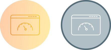 Page Speed Icon Design vector