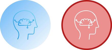 Thinking Icon Design vector