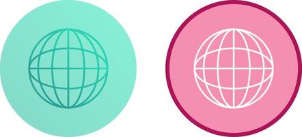 Globe Icon Design vector