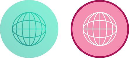 Globe Icon Design vector