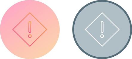 Warning Icon Design vector