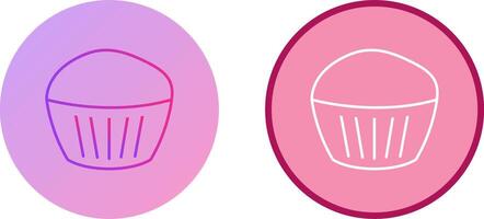Chocolate Muffin Icon Design vector