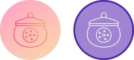 Cookie Jar Icon Design vector