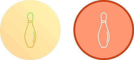 Bowling Pin Icon Design vector
