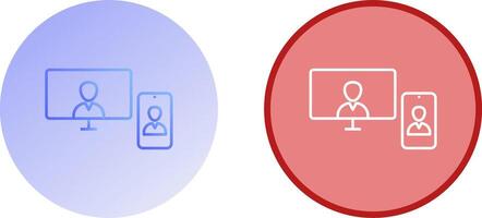 Unique Call Icon Design vector