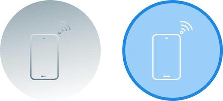 Unique Connected Device Icon Design vector