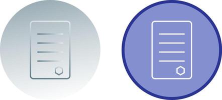Unique Reports Icon Design vector