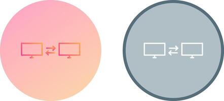 Unique Sharing Systems Icon Design vector