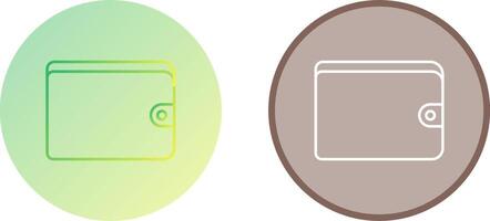 Unique Wallet Icon Design vector