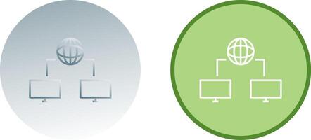 Unique Internet Connectivity Icon Design vector