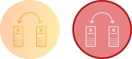 Unique Connected Systems Icon Design vector