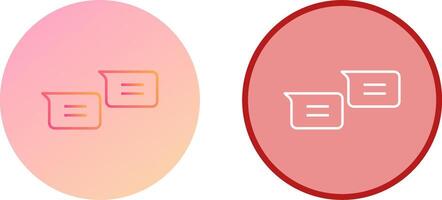 Unique Messages Icon Design vector