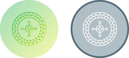 ruleta icono diseño vector