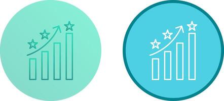 Unique Reputation Management Icon Design vector