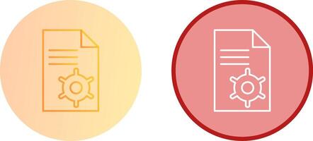 Unique Content Management Icon Design vector