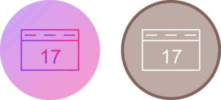 Unique Event Management Icon Design vector