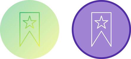 Unique Bookmarking Services Icon Design vector