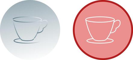 Tea Cup Icon Design vector