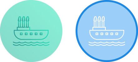 Steamboat Icon Design vector