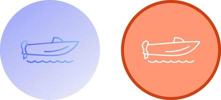 Speed Boat Icon Design vector