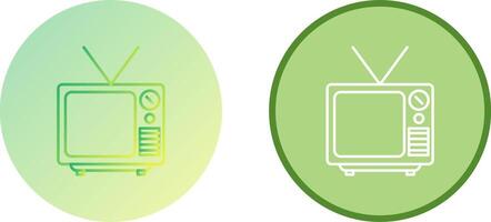 Television Broadcast Icon Design vector