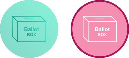 Ballot Box Icon Design vector