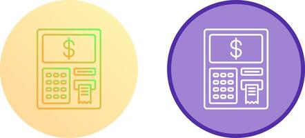Atm Icon Design vector