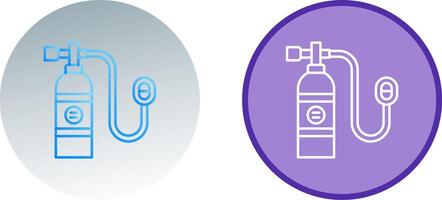 Oxygen Tank Icon Design vector