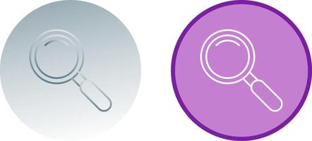 Magnifiying Glass Icon Design vector