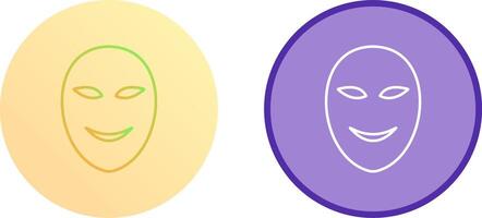 Ancient Face Mask Icon Design vector