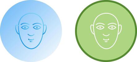 Human Face Icon Design vector