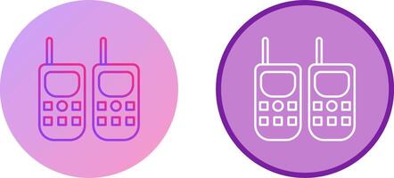 Walkie Talkie Icon Design vector