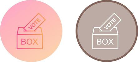 Giing Vote Icon Design vector