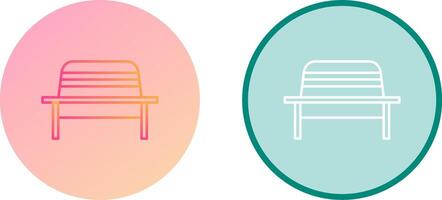 Garden Bench Icon Design vector